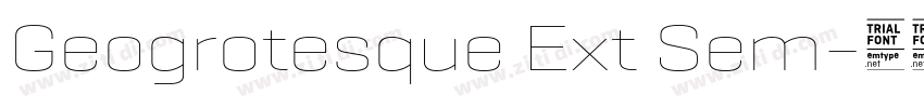 Geogrotesque Ext Sem字体转换